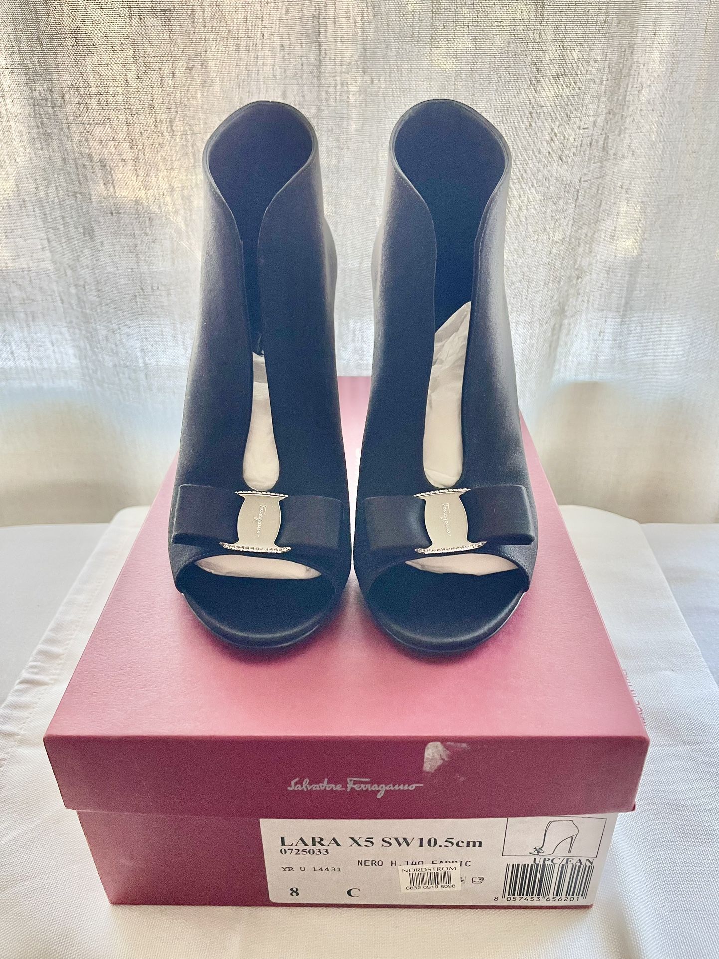 Salvatore Ferragamo Satin Heels