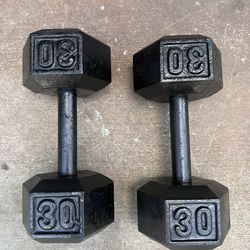 30lbs dumbbells 💪