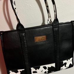 Wrangler Cow Print Bag 