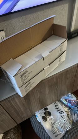 Paquete de 12 salidas GFCI de 15 amperios resistentes a manipulaciones, diseño súper delgado, receptáculo GFI de 15 A con indicador LED, 