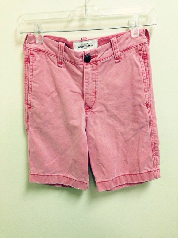 Boys pink Abercrombie shorts size 10