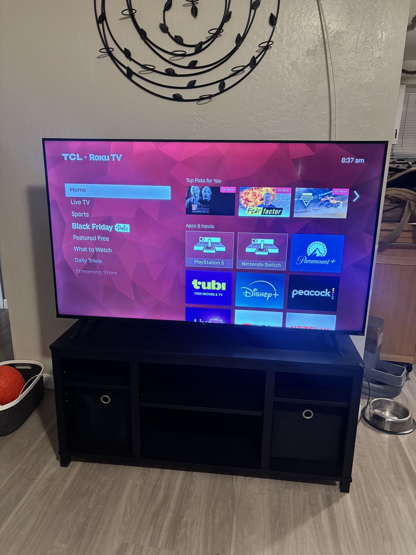 TV And TV Stand 