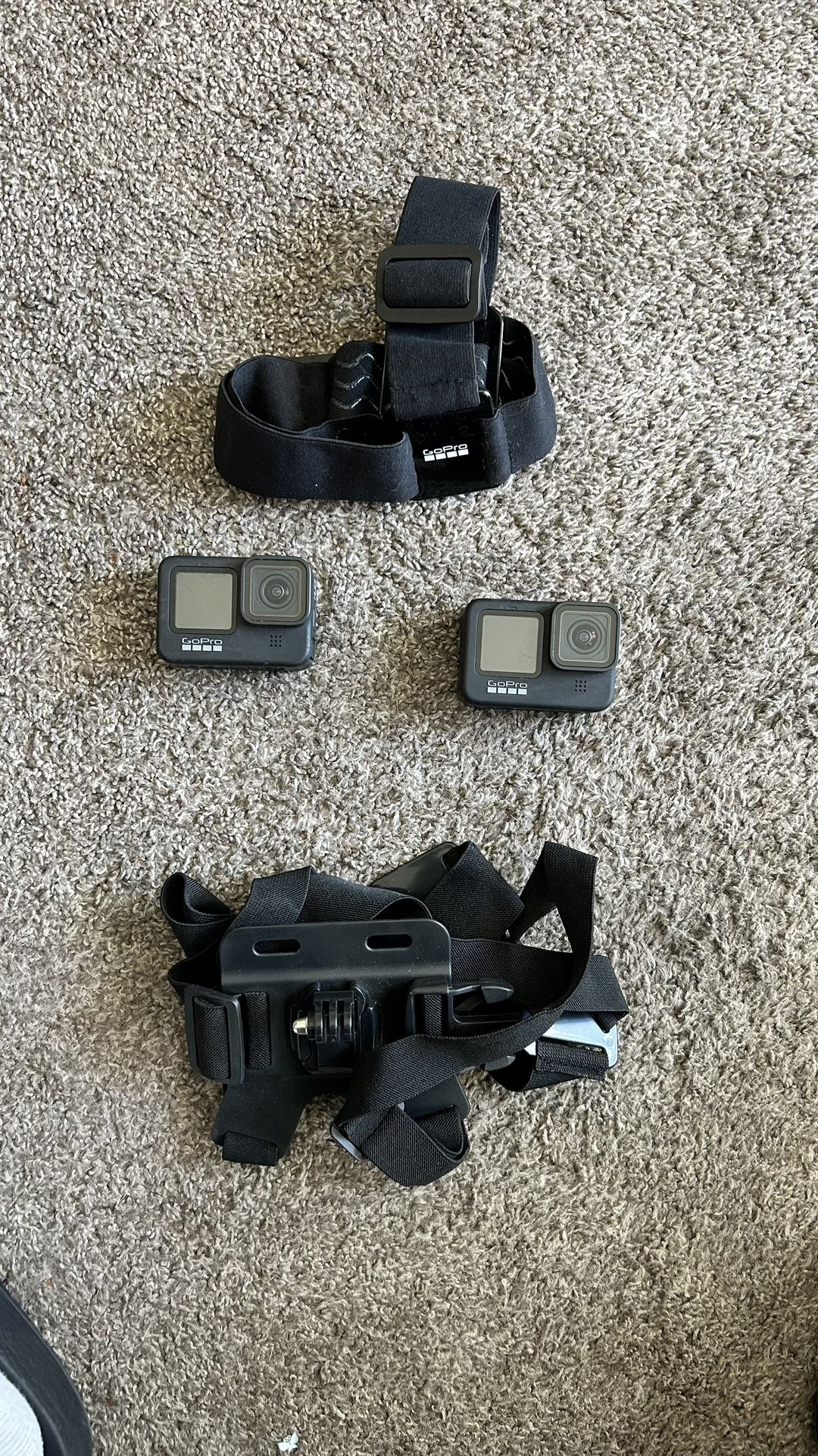 Go Pro Hero 9 Head And Chest Mount For Sale