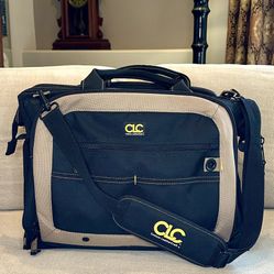 CLC Custom LeatherCraft 58 Pocket Large 18" Multi-Compartment Tool Bag Carrier Shoulder Strap