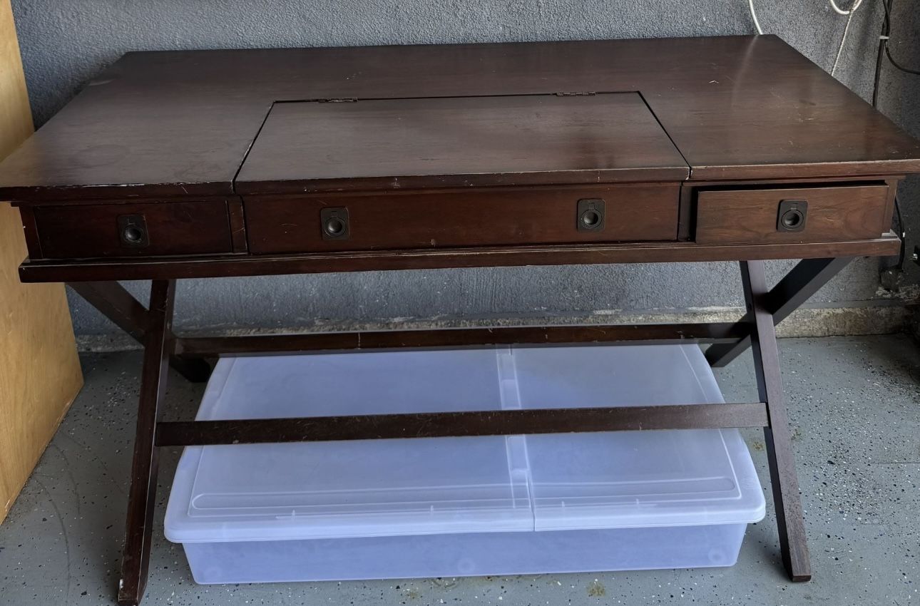 Pottery Barn Portola Computer Desk Table