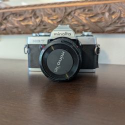 Minolta XG‑7 35mm Film Camera + MD Rokkor‑X 50mm f/1.7 Lens
