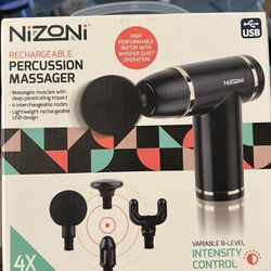 RECHARGEABLE PERCUSSION MASSAGER