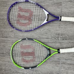 Wilson Tennis Racket 21inch, 23inch