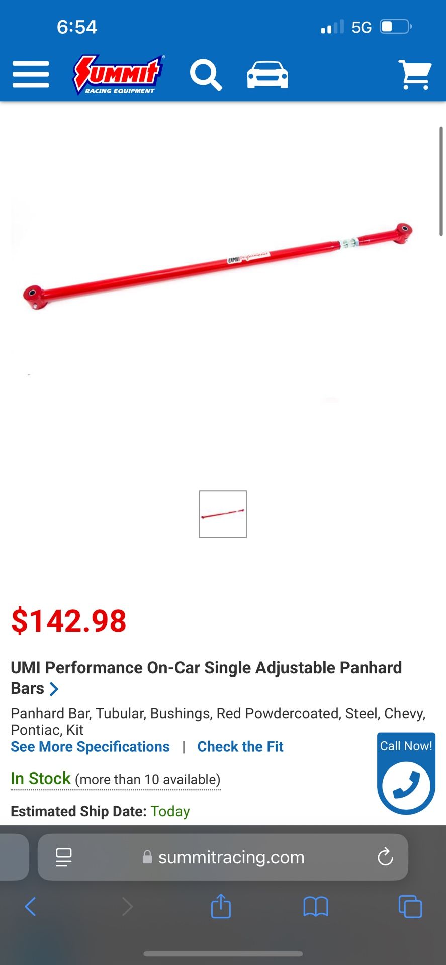 Fbody Umi Panhard Bar