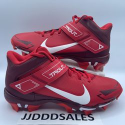 Nike Force Trout 8 Keystone Baseball Cleats CZ5911-616 Red White Men's Sizes