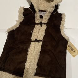 New!! Fur Vest for Girls Size: XL