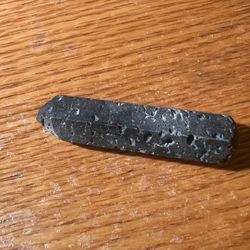 Natural Basalt Gemstones Hexagonal Pointed Chakra Raw Wand Pendant Charms Stones