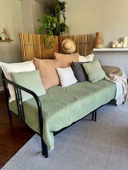 IKEA day bed with mattresses