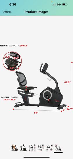 Sunny Health Cardio Bike