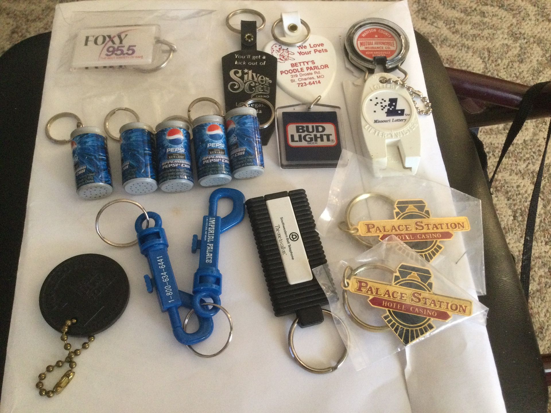 17 Various Key Chains