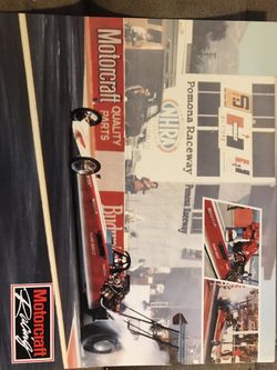 Lot of 3 Vintage Motorcraft Racing Stock Cards! Rare!