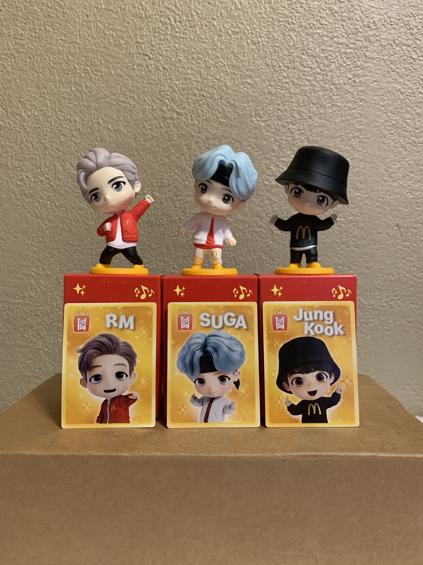 BTS TinyTan McDonald’s Happy Meal Toys