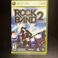 Rock Band 2 For Xbox 360 CIB w/ Manual 