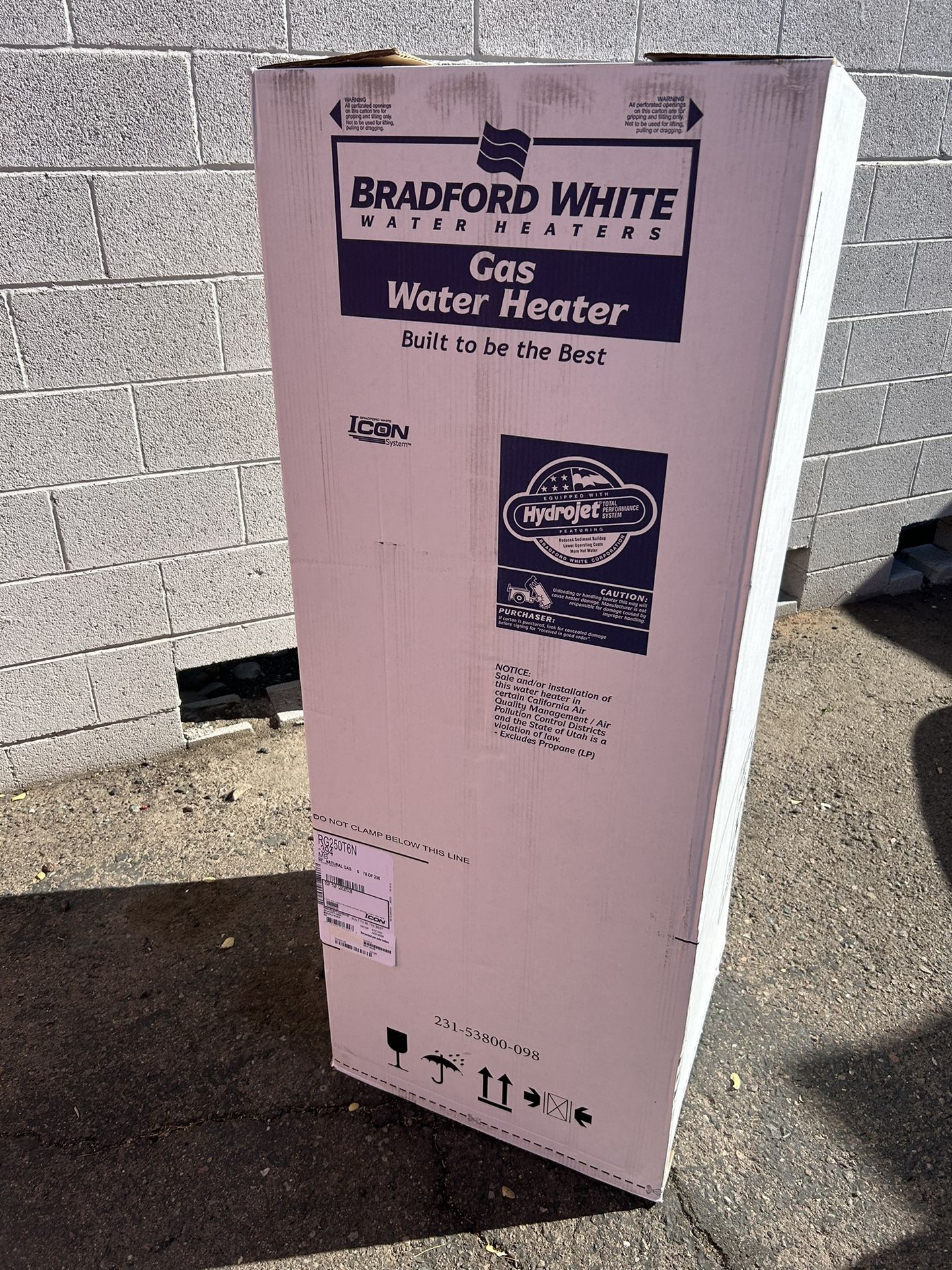 50 Gallon How Water Heater Gas 