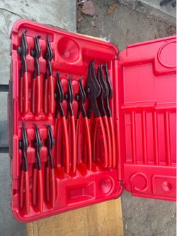 Snap ring pliers