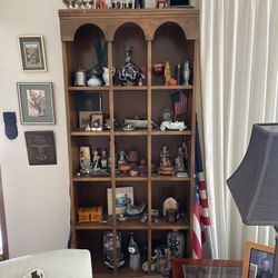 Antique Mid Century Scandinavian Bookshelf