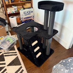 Happy and Polly gothic cat tree