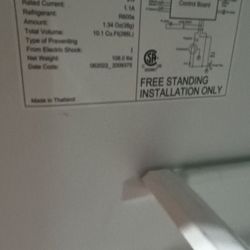 Refrigerator 10.1 CF