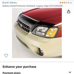2005-2009 Subaru Legacy GT Turbo Hood deflector 