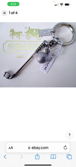 Coach golf Key FOB 