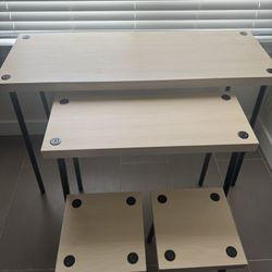 IKEA ‘Fridnas’ Nesting Tables And Stools