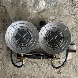 Propane Tank Top Heater, Dual Head - 30,000 BTU