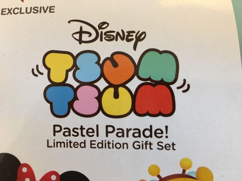 Disney Tsum Tsum Pastel Parade Gift Set