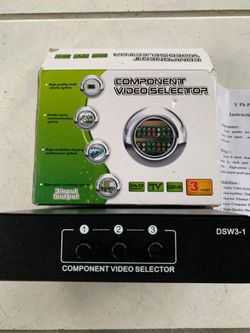 Component Video Selector box