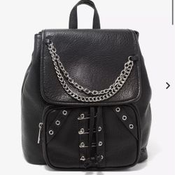 Black Mini Backpack