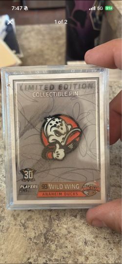 Anaheim Ducks Wild Wing Limited Edition Collectible Pin
