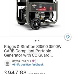 Generator 3500 Watts