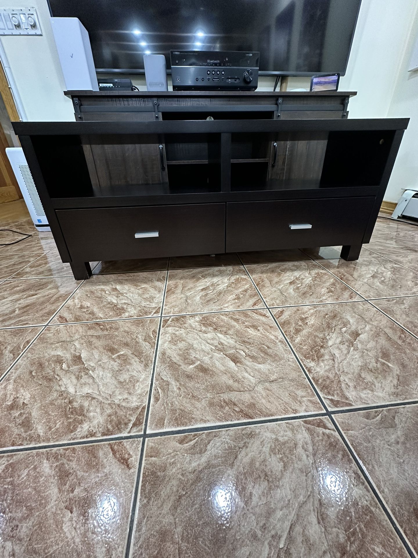 Used TV Stand w/ 2 Drawers and 5 Legs