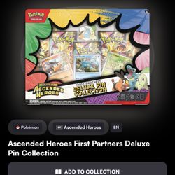 Deluxe Pin Collection Ascended Heroes