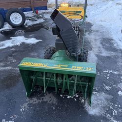Powerful snowblower 13hp 33in