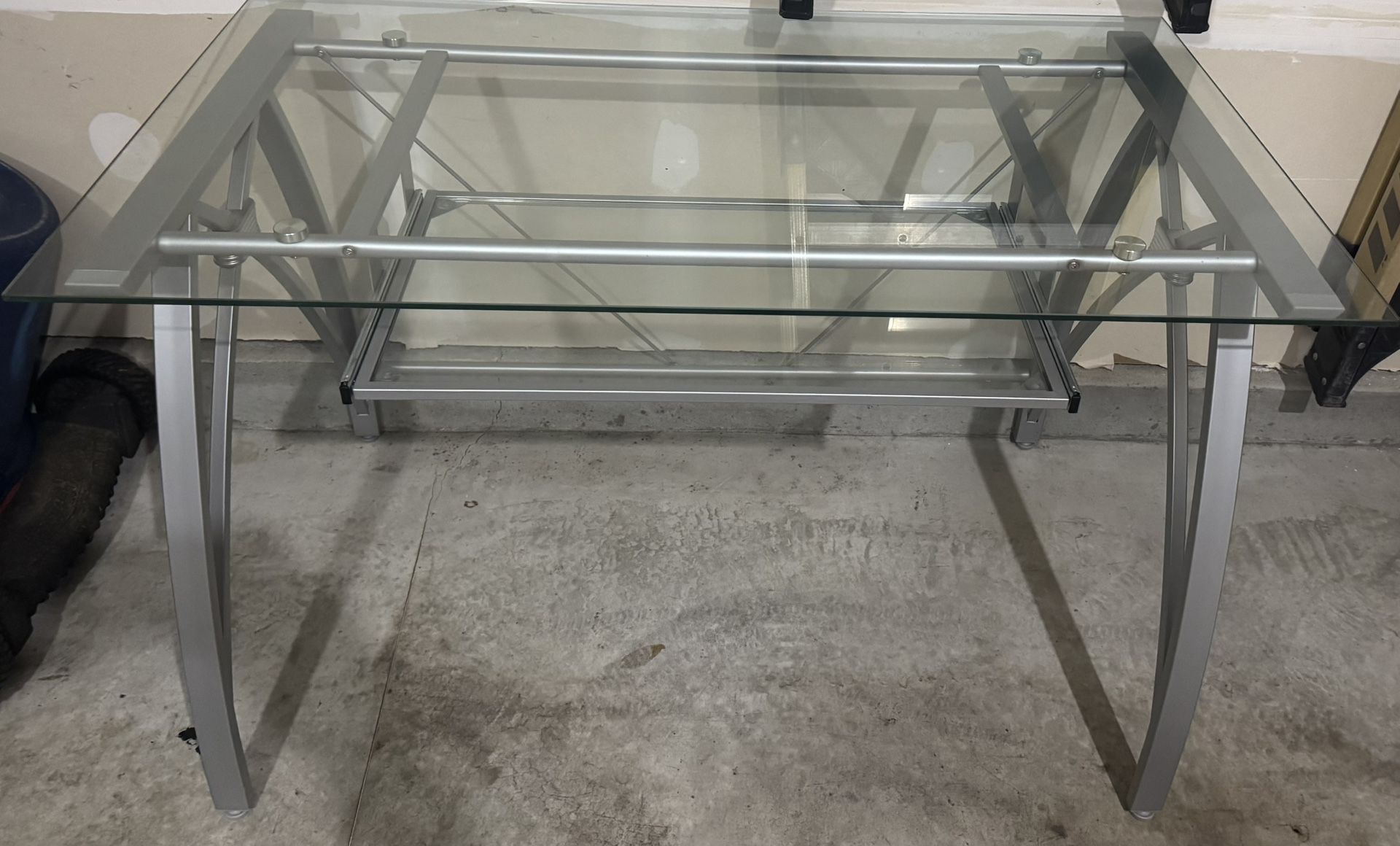 Glass Top Desk