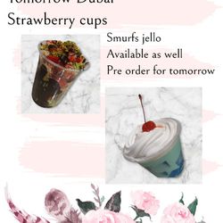 Dubi Strawberry Cups