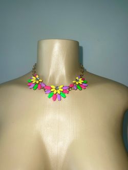Flower Statement Necklace
