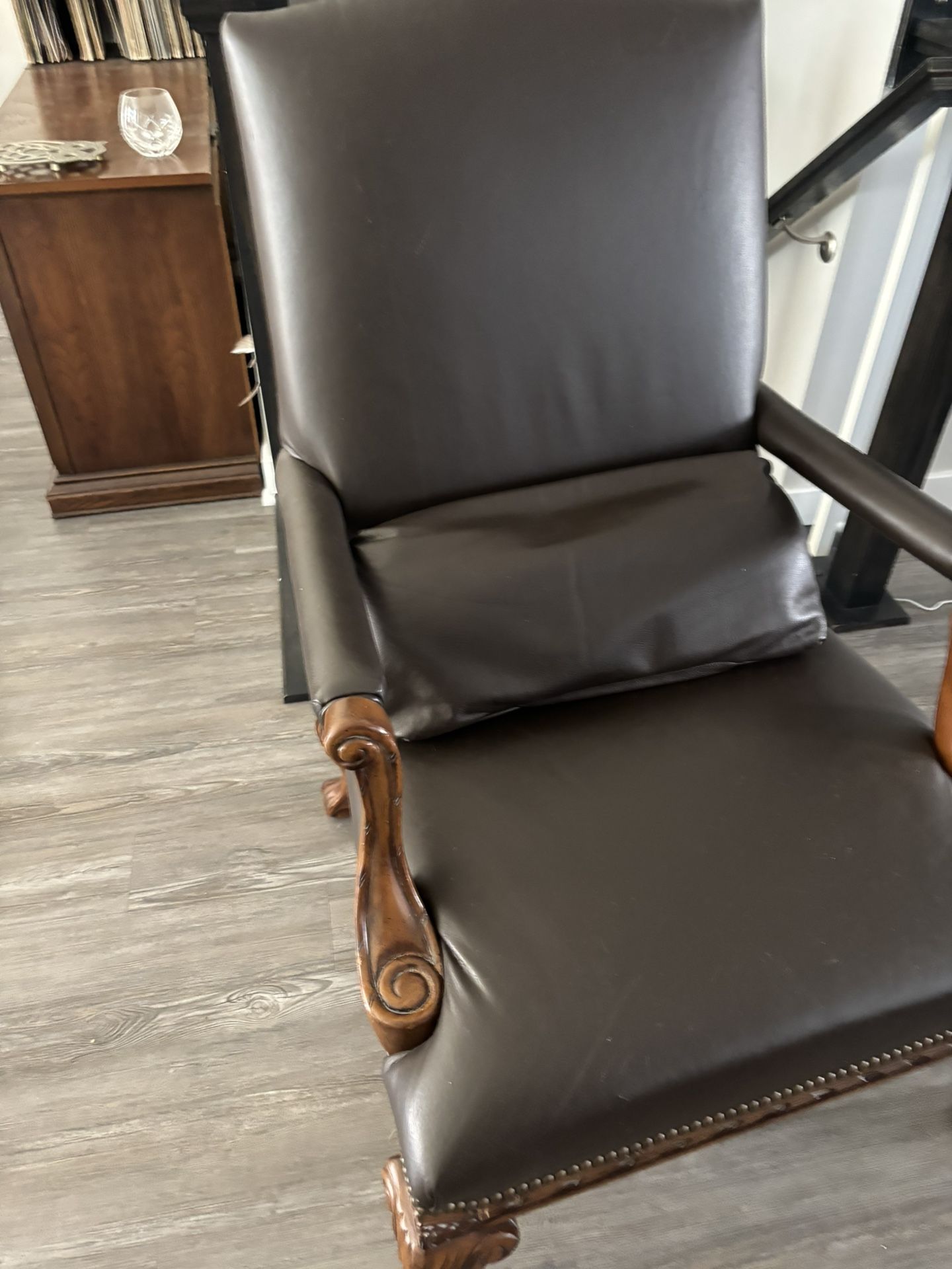 Brown Leather Chair