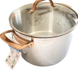 Viking 3-Ply Stainless Steel With Copper Handle 8 Qt Stockpot