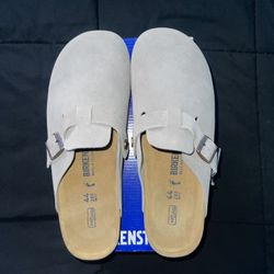 Birkenstocks Boston Soft Footbed Suede Leather