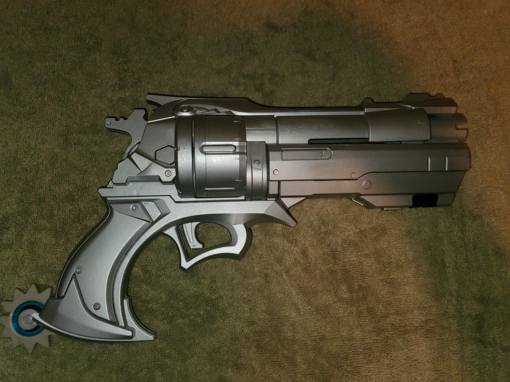 NERF overwatch Mcree Peacekeeper Revolver!!
