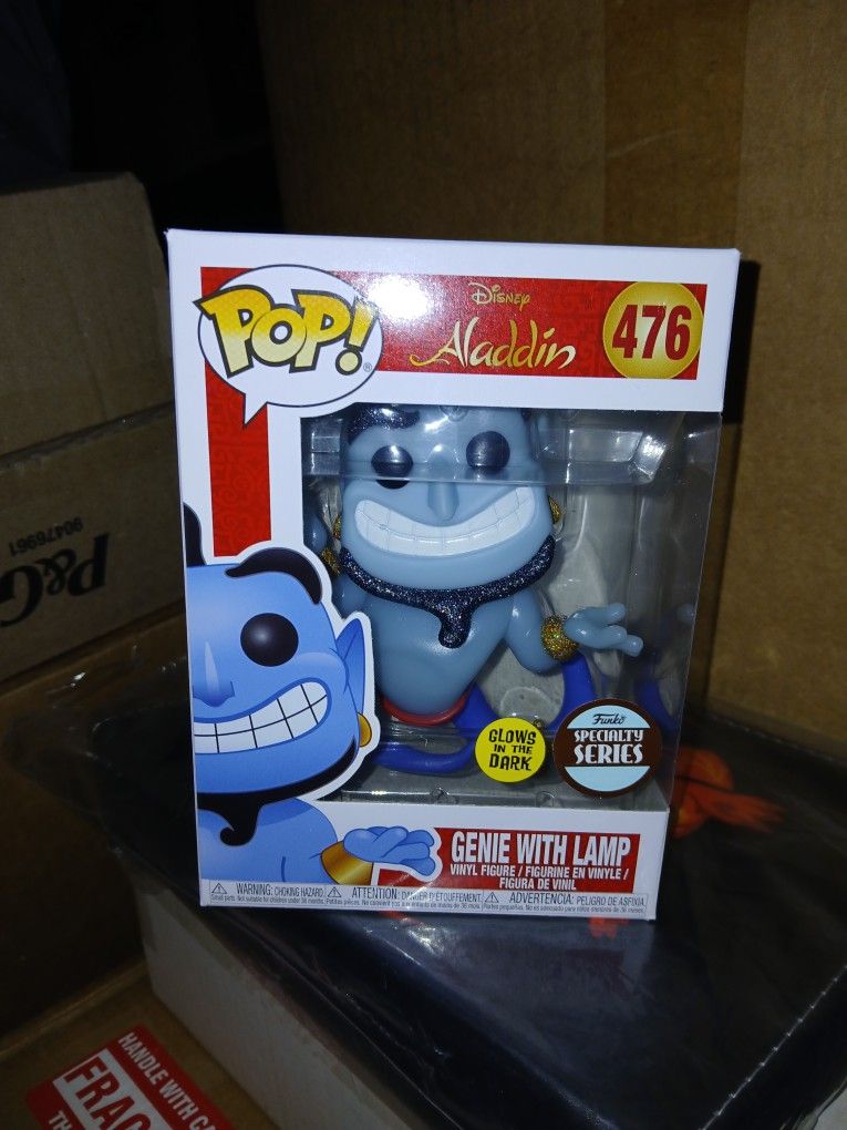 Funko Pop: GITD Diamond Custom Genie With Lamp