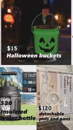 Halloween buckets