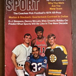 1969 Sport Magazine: O.J. Simpson, Wes Unseld, Bobby Orr, Denny McLain