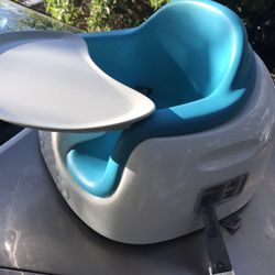 Lnew Baby Bamboo Seat With Belts And Snap On Tray Only $30